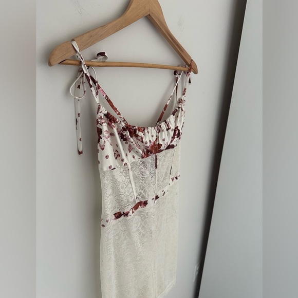 Intimately Free People lace corset romper nightgown size large - Picture 6 of 6